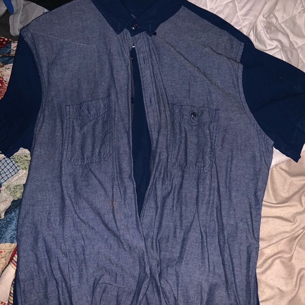 Blue Button Shirt